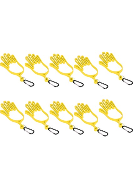 Eldivenlerin Kurutulmasını Kolaylaştırmak Için Erkek ve Kadın Golfçüler Için Sarı Eldiven Destek Rafı (Yurt Dışından)