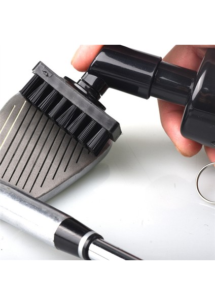 Profesyonel Golf Fırçası Su Temiz Golf Ball Club Putter Aksesuarlarını Anahtar Zinciri ile Taşınması Kolay Siyah Taşınabilir (Yurt Dışından) indirimleri