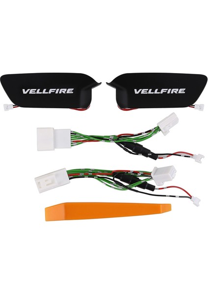 Toyota Vellfire Için 40 Serisi 2023+ Araç Ön Kapı Yemeği Ayarlanabilir Renk Döngüsel Renk Değişikliği Ortam Işıkları (Yurt Dışından) modelleri