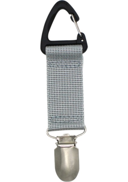 Çanta Çanta Üzerinde Asılı Seyahat Için Şapka Klipi Yetişkinler Için Açık Seyahat Plaj Aksesuarları (Gümüş Gri) (Yurt Dışından)