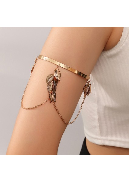 Kol Bilezik Yaprak Püsküllü Bilezik Takı Bilezik Moda Retro (Yurt Dışından) fiyatları