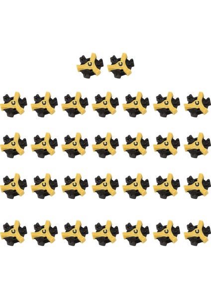 30 Adet Yumuşak Golf Ayakkabı Sivri Uçlar Metal Iplik Saplamaları Yedek Golf Spike Için Uygun (Yurt Dışından)