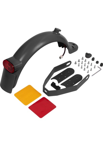 Xiaomi M365 1s Pro2 Elektrikli Scooter Siyah Için Güçlendirilmiş Tutucu ile Arka Çamurlu Fren Arka Fren Fender (Yurt Dışından)