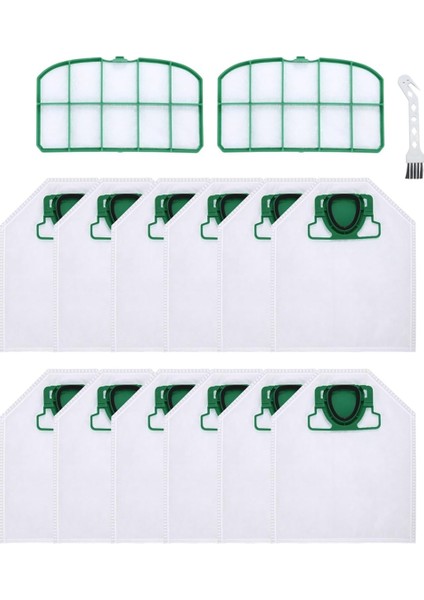 Vorwerk Kobold VK200 FP200 Emme Istasyonu Hepa Filtreleri, Toz Torbası Aksesuarları Için Elektrikli Temizleyici Torbalar (Yurt Dışından)
