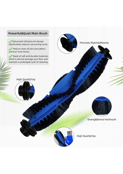 Eufy Robovac 11S, 12, 15T, 15C, 25C, 30, 30C Robot Vakum Süpürge Ana Yan Fırça Hepa Filtre Yedek Parçaları (Yurt Dışından) fırsatları