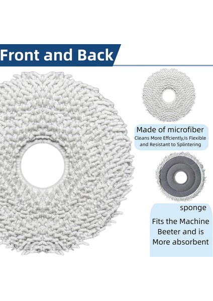 Roborock Q Revo Revo Vakum Süpürgeleri Için Aksesuar Kiti Ana Fırça, Mop Pad, Yan Fırçalar Hepa Filtresi ve Vakum Torbası Dahil (Yurt Dışından) indirimleri