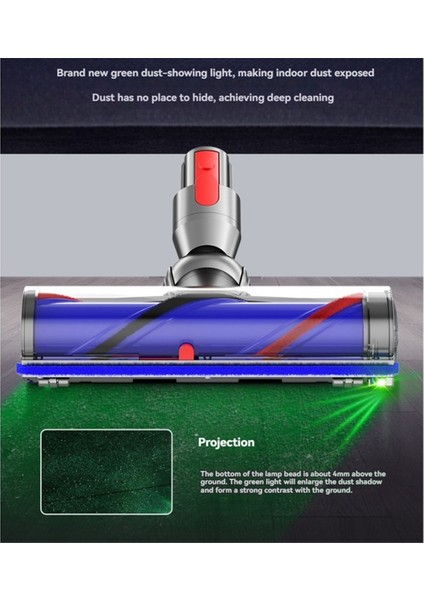 Kafa Türbin Zemin Aracı Tozlu Vakum Ekleri Dyson V11 Siklon Kablosuz Temizleyiciler Filtrelerle Parçalar (Yurt Dışından) fırsatları