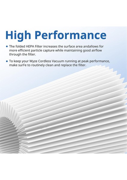 4 Paket Değiştirme Filtreleri Wyze Kablosuz Vakum Süpürge, Çıkarılabilir ve Yıkanabilir Hepa Filtre Aksesuarları Parçaları (Yurt Dışından) fırsatları