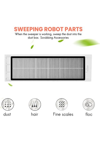 Xiaomi Mi Robot Için Yedek Parçalar 2st Roborocks5 S50 S51 S55 S6 S60 S65 T6 Toz Kutu Vakum Searreer Hepa Filtresi (Yurt Dışından) fiyatları