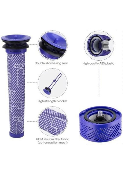 Dyson V6 Için Filtreyi Değiştirir, Aksesuarlar Yıkanabilir Ön Filtre ve Yıkanabilir Hepa Filter Sonrası, DY-966912-03 Parçalarını Değiştirin (Yurt Dışından) indirimleri