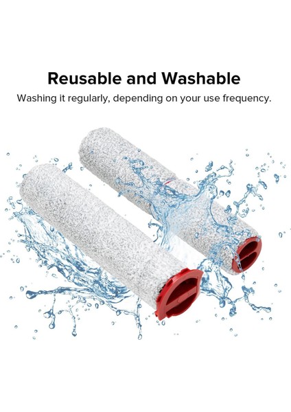 Roborock Dyad Pro / A10 Plus / A10 Ultra Vakum Süpürge Parçaları Silindir Fırçası Hepa Filtre Değiştirme (Yurt Dışından) modelleri