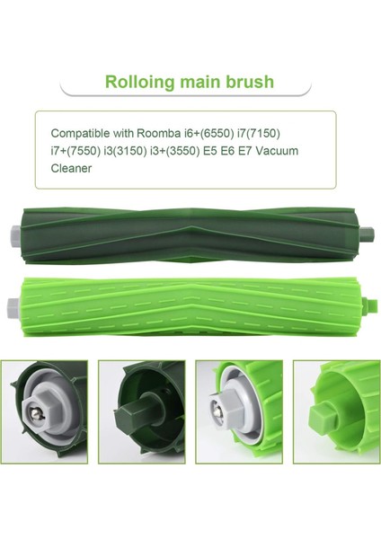 Irobot Için Yedek Parçalar I7 I7+ J7 J7+ I3 I3+ I4 I6 I6+ I8 I8+ Robot Ana Yan Fırçalar Hepa Filtreler Toz Torbaları (Yurt Dışından) indirimleri