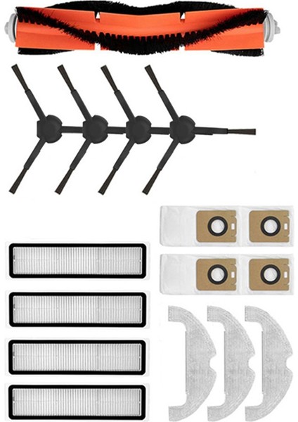 Ana Fırça Yan Fırçası Hepa Filtre Xiaomi Dreame Bot D10 Için Toz Torbası Plus RLS3D Robot Vakum Süpürge Yedek Parçaları (Yurt Dışından) modelleri