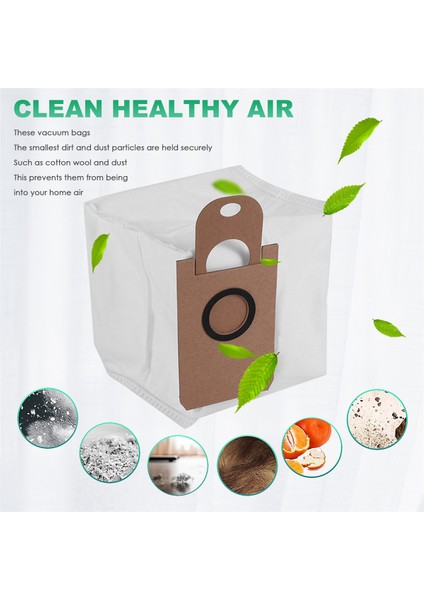 Ana Fırça Toz Torbaları Yan Fırça Hepa Filtre Xiaomi Viomi S9 Robot Vakum Süpürge Aksesuarları Için Yedek Parçalar (Yurt Dışından) fırsatları