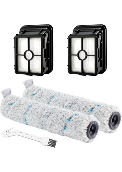 Bissell Crosswave Için Yedek Parçalar Kablosuz Max 2554 2554A Serisi Çok Yüzey Fırça Ruloları 2787 Filtreler 1866 (Yurt Dışından)