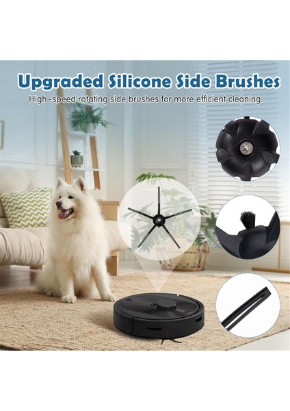 Roborock Q5 / Q5+ Plus Robot Vakum Süpürücü Ana Yan Fırçalar Hepa Filtreleri Yedek Aksesuarlar Kiti (Yurt Dışından) modelleri