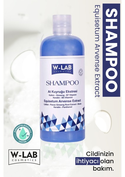 At Kuyruğu Ekstresi Onarıcı Şampuan 500 ml – Doğal Bitki Özlü, Parlak ve Sağlıklı Saçlar İçin, Tüm Saç Tiplerine Uygun fırsatları