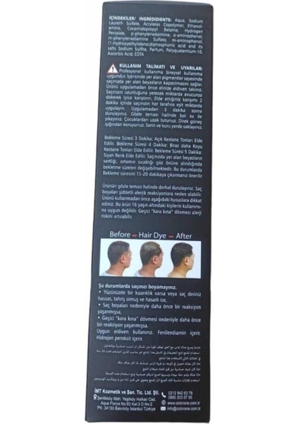 Hair Erkek Boyalı Saçlar İçin Bitkisel Siyahlaştırıcı ve Yenileyici Şampuan 300 ml – Parabensiz