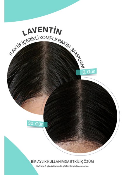 11 Aktif İçerikli Sülfatsız Vegan Şampuan 400 ml – Saç Dökülmesini Önleyici, Nemlendirici ve Uzama Destekli