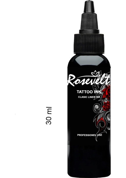 Siyah Çizgisel Dövme Boyası – Profesyonel Kontur ve Detay Çalışmaları İçin Tattoo Ink 30 ml modelleri
