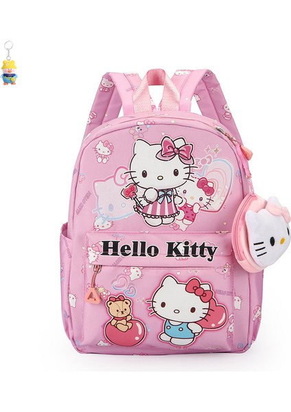 Çocuk Okul Çantası Sanrio Karikatür Sırt Çantası Kız Öğrenci Okul Çantası Kt Kedi Sevimli Sırt Çantası Anaokulu Sırt Çantası (Yurt Dışından)