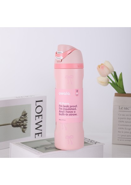 Oh Wala Aynı Spor Su Şişesi Yalıtım Kabı 24 Oz Kapasiteli Açık Taşınabilir Su Kabı = (Yurt Dışından)