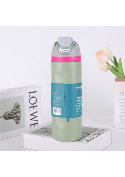 Oh Wala Aynı Spor Su Şişesi Yalıtım Kabı 24 Oz Kapasiteli Açık Taşınabilir Su Kabı = (Yurt Dışından)