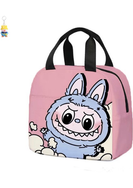 Öğle Yemeği Çantası Karikatür Tote Çantası Öğrenci Bento Çantası Alüminyum Folyo Yalıtımlı Yemek Çantası (Yurt Dışından)