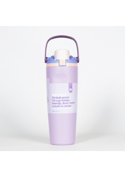 Owala Büyük Kapasiteli 30OZ Elde Taşınabilir Meyve Kupa Çift Katmanlı Izoleli Bardaklar (Yurt Dışından)