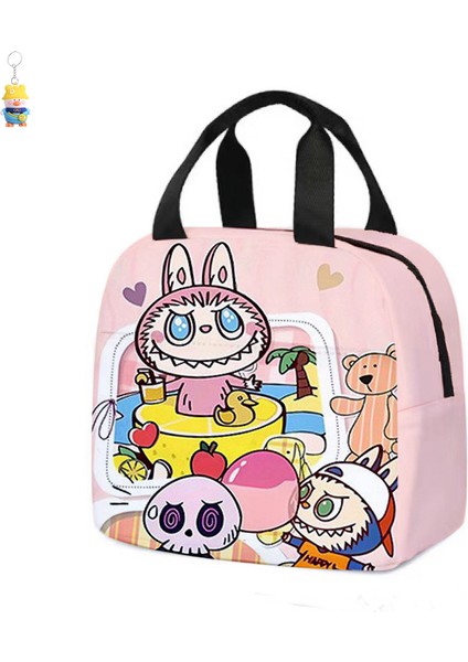 Öğle Yemeği Çantası Karikatür Tote Çantası Öğrenci Bento Çantası Alüminyum Folyo Yalıtımlı Yemek Çantası (Yurt Dışından)