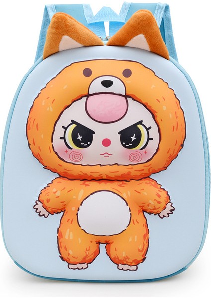 Sevimli Karikatür Sert Kabuklu Çanta Anaokulu Erkek ve Kız Okul Çantası Gündelik Çok Yönlü Modaya Uygun Sırt Çantası (Yurt Dışından)