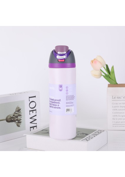 Oh Wala Aynı Spor Su Şişesi Yalıtım Kabı 24 Oz Kapasiteli Açık Taşınabilir Su Kabı = (Yurt Dışından)