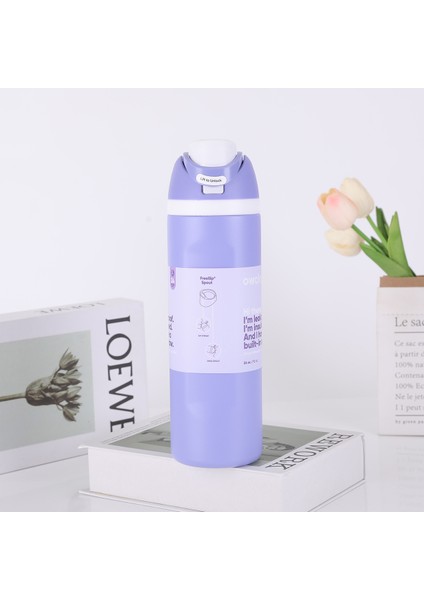 Oh Wala Aynı Spor Su Şişesi Yalıtım Kabı 24 Oz Kapasiteli Açık Taşınabilir Su Kabı = (Yurt Dışından)