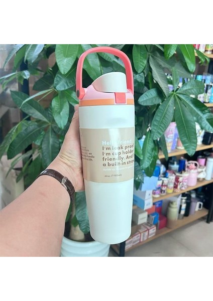 Owala Yalıtımlı Kupa Büyük Kapasiteli 30OZ Açık Hava Spor Kahve Kurı (Yurt Dışından)