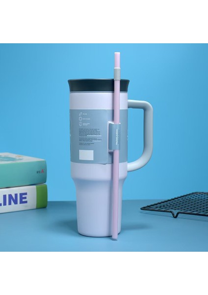 Owala Çift Katmanlı Vakum Yalıtımlı Kupa 40OZ Araba Kupa Açık Taşınabilir Hasır Kupa (Yurt Dışından)