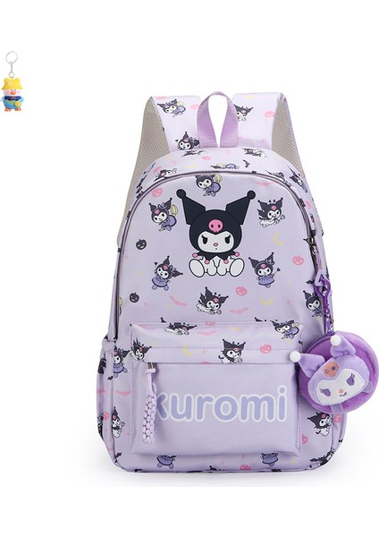 Sırt Çantası Karikatür Sevimli Ortaokul ve Lise Öğrenci Okul Çantası Bayan Rahat Açık Sırt (Yurt Dışından)