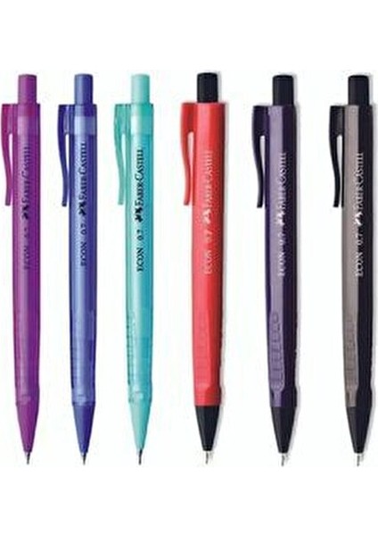 Econ Versatil 07 Uçlu Kalem Seti 6 Adet Karışık Renklerde Ergonomik Tasarım