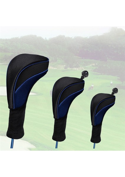 Golf Club Set Head Set Ahşap Kulüp Kapağı Nefes Alabilir Örgü Kumaş 1/3/5/cap Kapak Başlığı Set Golf Parçaları (Yurt Dışından) modelleri