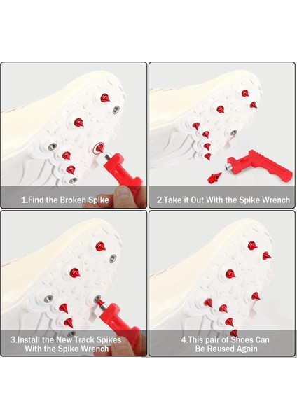 120PCS 1/4inch Pist Ülke Sivri Uçları Golf Ayakkabı Sivri Uçlu, Yedek Sivri Uçlu Palet Ayakkabıları (Yurt Dışından) fiyatları