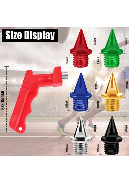 120PCS 1/4inch Pist Ülke Sivri Uçları Golf Ayakkabı Sivri Uçlu, Yedek Sivri Uçlu Palet Ayakkabıları (Yurt Dışından) modelleri