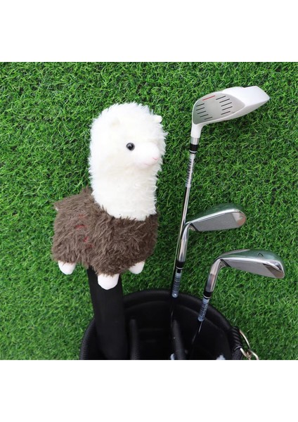 Sevimli Alpaca Golf Putter Kapakları Blade Club Headcover Golf Koruyucu Kapak Erkek Kadınlar Için Blade Putter&#39;ları Uyuyor (Yurt Dışından) fırsatları