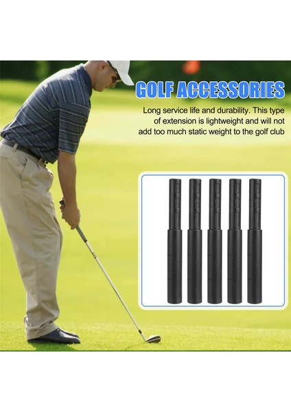 5pcs Golf Kulübü Şaft Uzatma Çubuğu Genişletici Çubuklar Golf Şaftları Sürücü Fairway Golf Şaft Uzatma Uzantısı 0.490 (Yurt Dışından) fırsatları