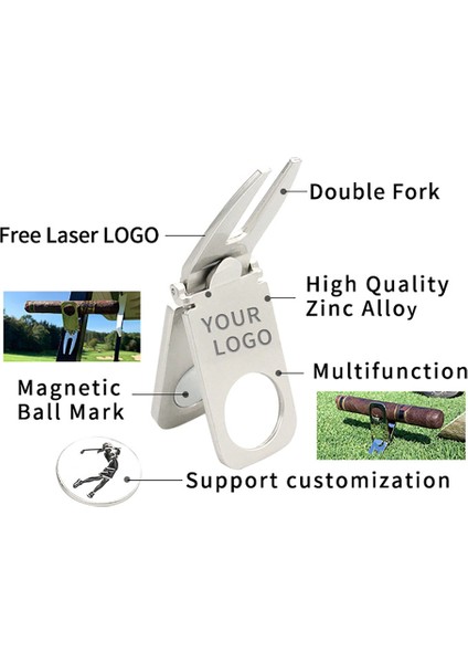 Manyetik Puro Tutucu Golf Divot Marker Aracı Taşınabilir Golf Sepeti Puro Tutucu Klip Çok Amaçlı Golf Aksesuarları C (Yurt Dışından) fiyatları