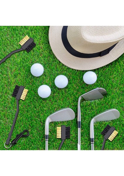 15PCS Golf Club Fırçası ve Kulüp Groove Temizleyici, Çift Taraflı Temizlik Groove Clips Siyah (Yurt Dışından) indirimleri