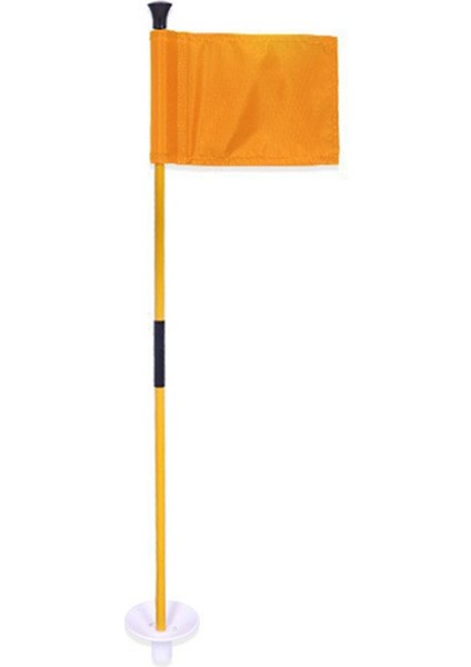 Turuncu Golf Yeşil Bayrak, Iki Kesimli Çıkarılabilir Bayrak Pilesi, Yeşil Hedef Bayrak Delik Kupası Taşıması Kolay (Yurt Dışından)