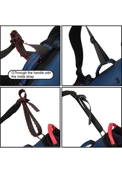 Golf Torbası Kayışı, Golf Torbası Kayışları Yedek Sırt Çantası Kayışları, Ayarlanabilir Dayanıklı Rahat Golf Taşıma Torbası Kayışı (Yurt Dışından) indirimleri