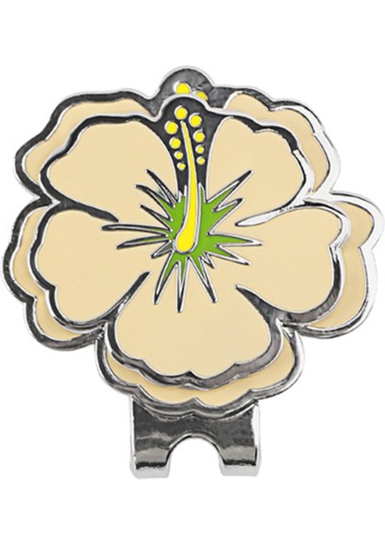 Mıknatıs Topu ile Golf Topu Işaretçisi Şapka Klipsi Mark One Putt Golf Putping Hizalama Kapak Klipsleri Sarı (Yurt Dışından)