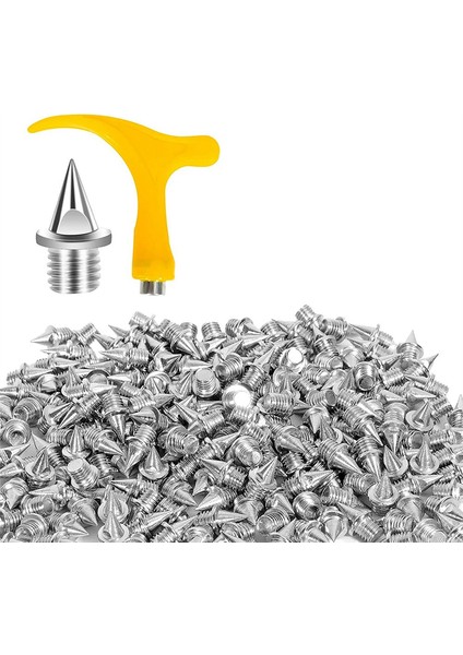 Parça Ayakkabıları Için Paslanmaz Çelik Sivri Uçlar, Buz Için Yedek Sivri Uçlar Çelik Piramit Sivri Uçları Yürüyüş Için, Yüksek Atlama (Yurt Dışından)