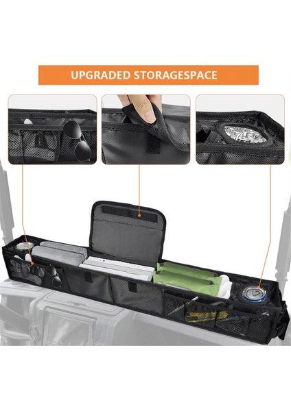 Golf Sepeti Ön Depolama Sepeti Yalıtımlı Kupa Tutucuları, Elecirc Golf Sepeti Için Dash Tepsi Organizatörü (Yurt Dışından) fırsatları