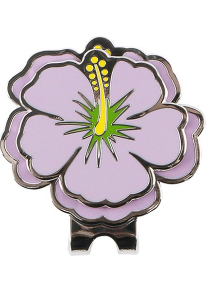 Mıknatıs Topu ile Golf Topu Işaretleyici Şapka Klipsi Mark One Putt Golf Putping Hizalama Kapak Klipsleri Mor (Yurt Dışından)